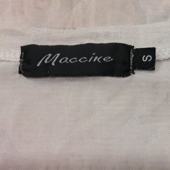 MACCINE Women's Floral/Butterfly/Rhinestones Short Sleeves Tee - SML - Picture 9 of 9